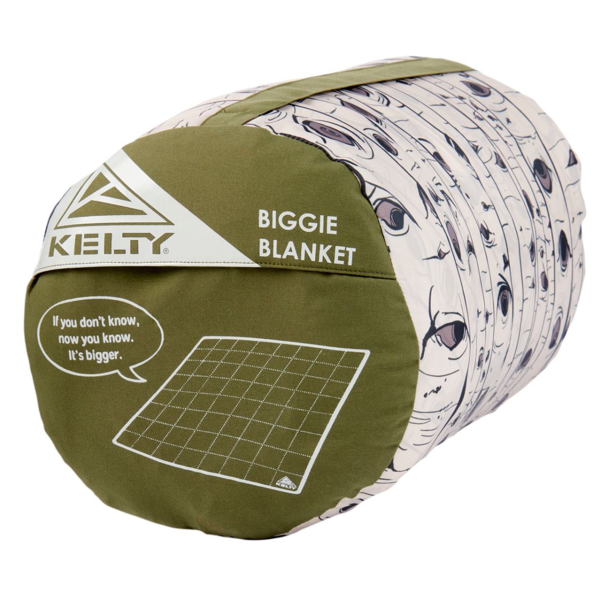 KELTY | BIGGIE BLANKET-WINTER MOSS/ASPEN EYES